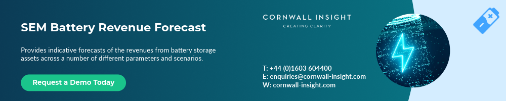 SEM Battery Revenue Forecast